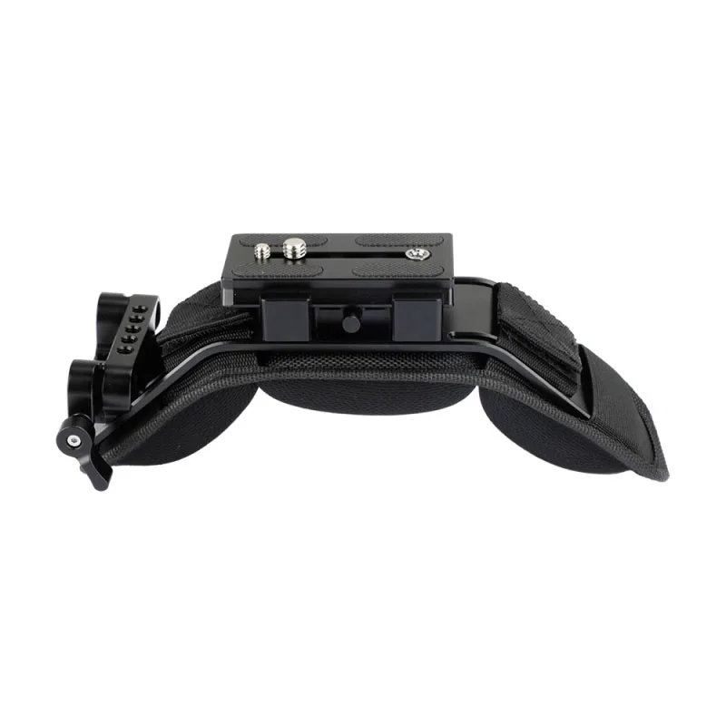 Shoulder Mount With Manfrotto Quick Release Plate Assembly & 15mm Dual Rod Clamp