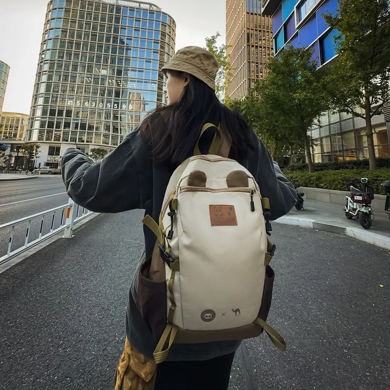 

New Hot Selling Women's Bag 2024 Outdoor Travel Backpack Large Capacity Sports Mountaineering Bag Student Backpack Женская Сумка