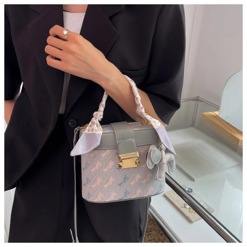 High Quality Printed Small Bag for Women's Handheld Fashion Handbag 2023 New Summer Versatile Crossbody Shoulder Bag for Women