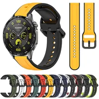 20mm 22mm Silicone Strap For Huawei Watch GT4 GT 4 46mm Sports Band GT 3 GT2 Pro 42mm Replacement Bracelet Accessorie Wristbands