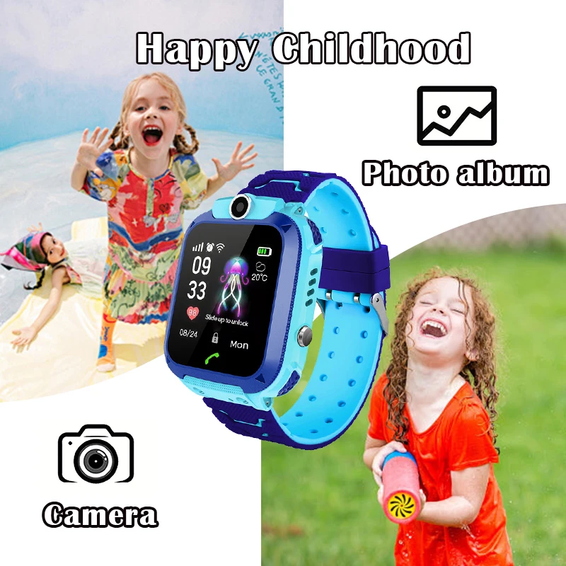 Children Mobile Watch, game, camera, Smart Watch Touch Screen SOS, children watch gift for boys and girls 4-12 years old 5