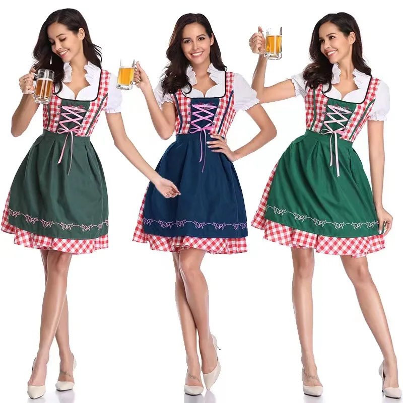 

New Halloween Costume Maid Cosplay Munich Beer Festival Attendant Costume Bar Party Performance Costume