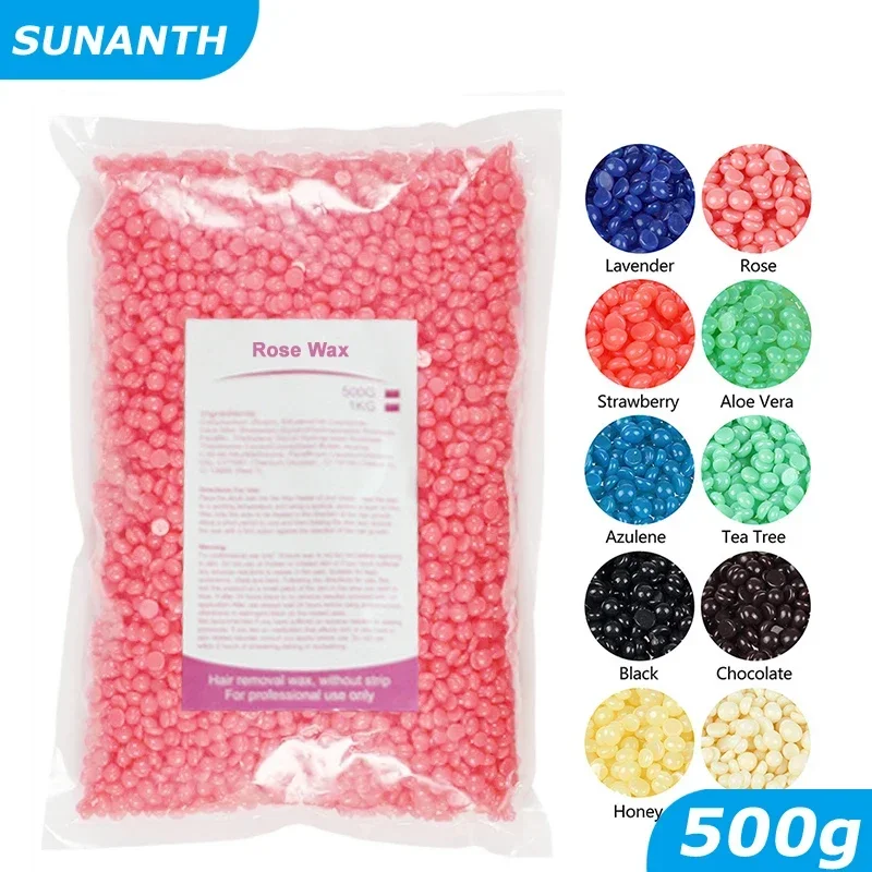 Waxing Wax Beans for Wax Heater Machine No Strip Depilatory Hot Film Hard Waxing Body Hair Removal Beads 500g/400g/200g hair removal wax,hard wax beans,hair removal tool