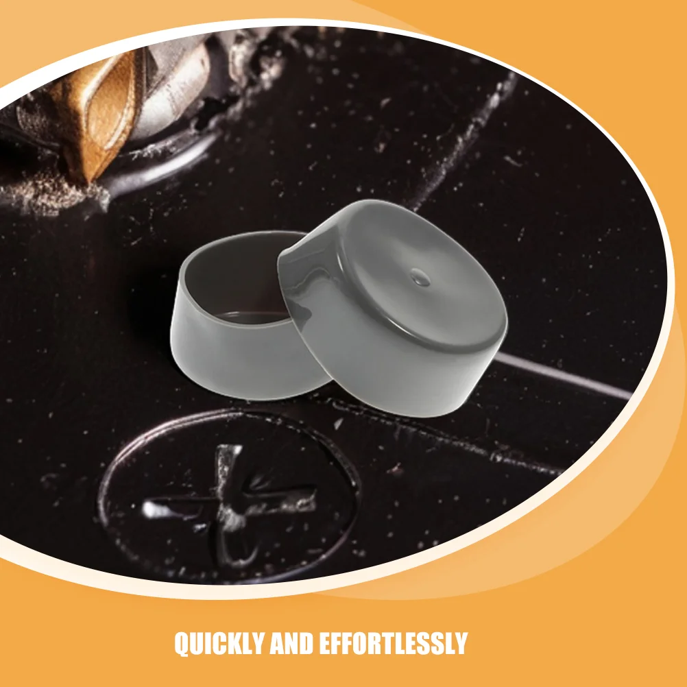 6 Pcs Wheel Bearing Protector for Trailer Car Dust Cap Axle Grey Rubber Caps Boat Covers Replacement