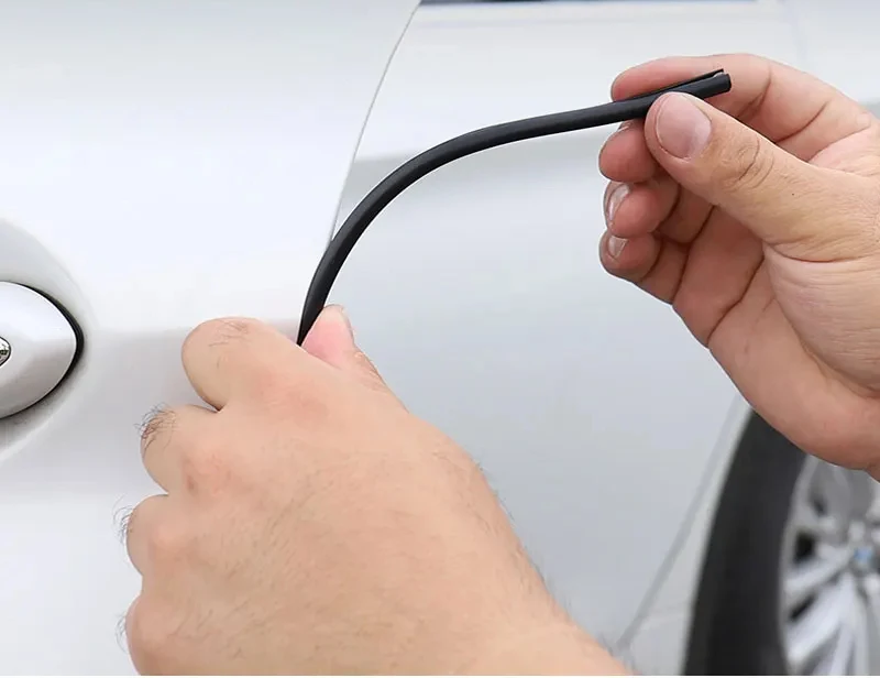 Auto Tür Anti Kollision Streifen Universal U Typ Auto Tür Schutz Kantenschutz Trim Styling Moulding Streifen Gummi Scratch Bumber – Detail 2