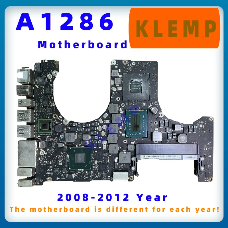 Placa-mãe Original para Macbook Pro Logic Board A1286 8202850-a 820-2915-a 8203330-b 15 Polegadas 2008 2009 2010 2011 2012 Anos
