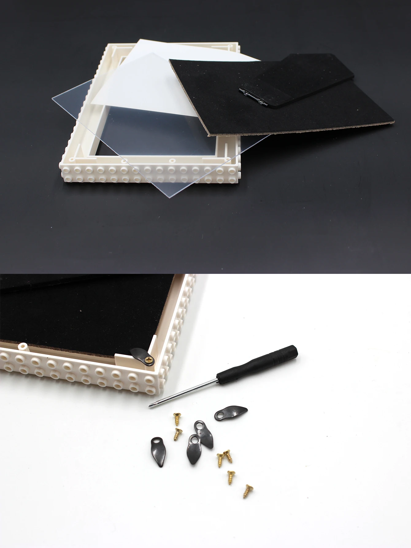 MyGiftHome DIY Floral Building Block Photo Frame