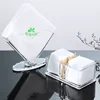Acrylic Tissue Holder Desktop Vertical Tissue Box Toothpick Holder Thickened Transparent Table Storage Accessories 3