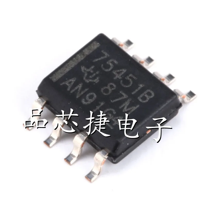 

10 шт./лот SN75451BDR Marking 75451B SOIC-8 30V двойной выходной драйвер с логическими входами