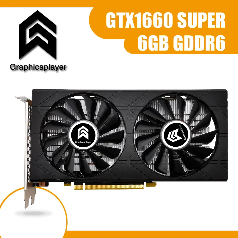 

Компьютерная видеокарта GTX1660 SUPER 6 ГБ 6144 бит МБ, Видеокарта VGA для NVIDIA GTX для игр на ПК
