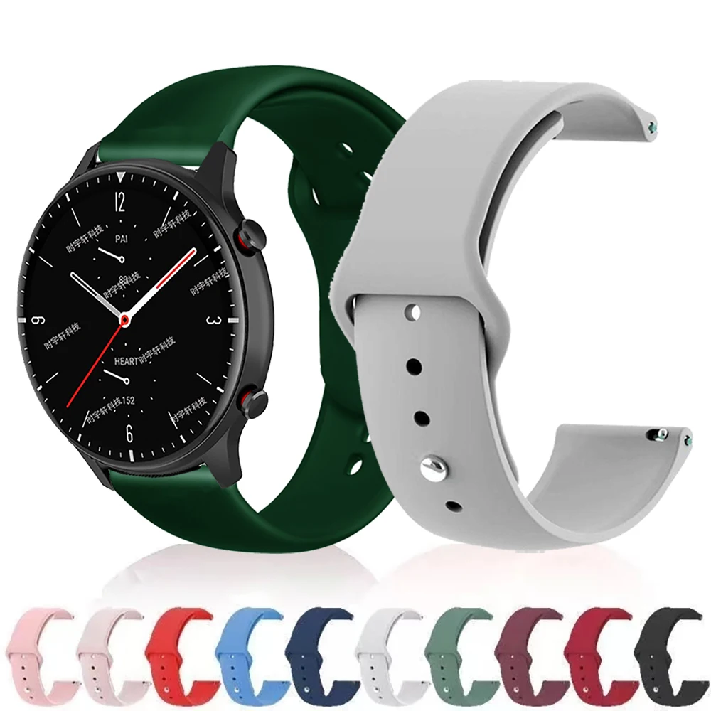 Silicone Sports Watch Strap - 22mm Bracelet
