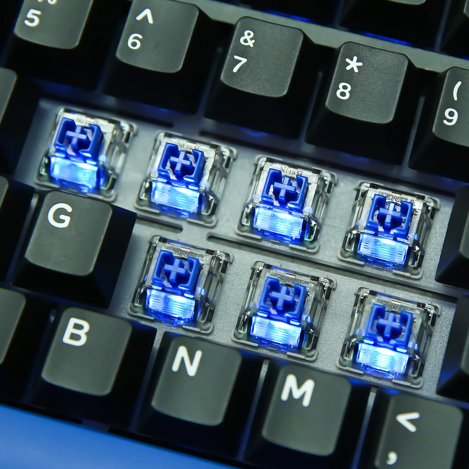 YUNZII AL75 ゲーミングキーボード ブルーグレースイッチ ブラック YUNZII AL75 ブラック 75% アルミニウム ワイヤレス BT/2.4G