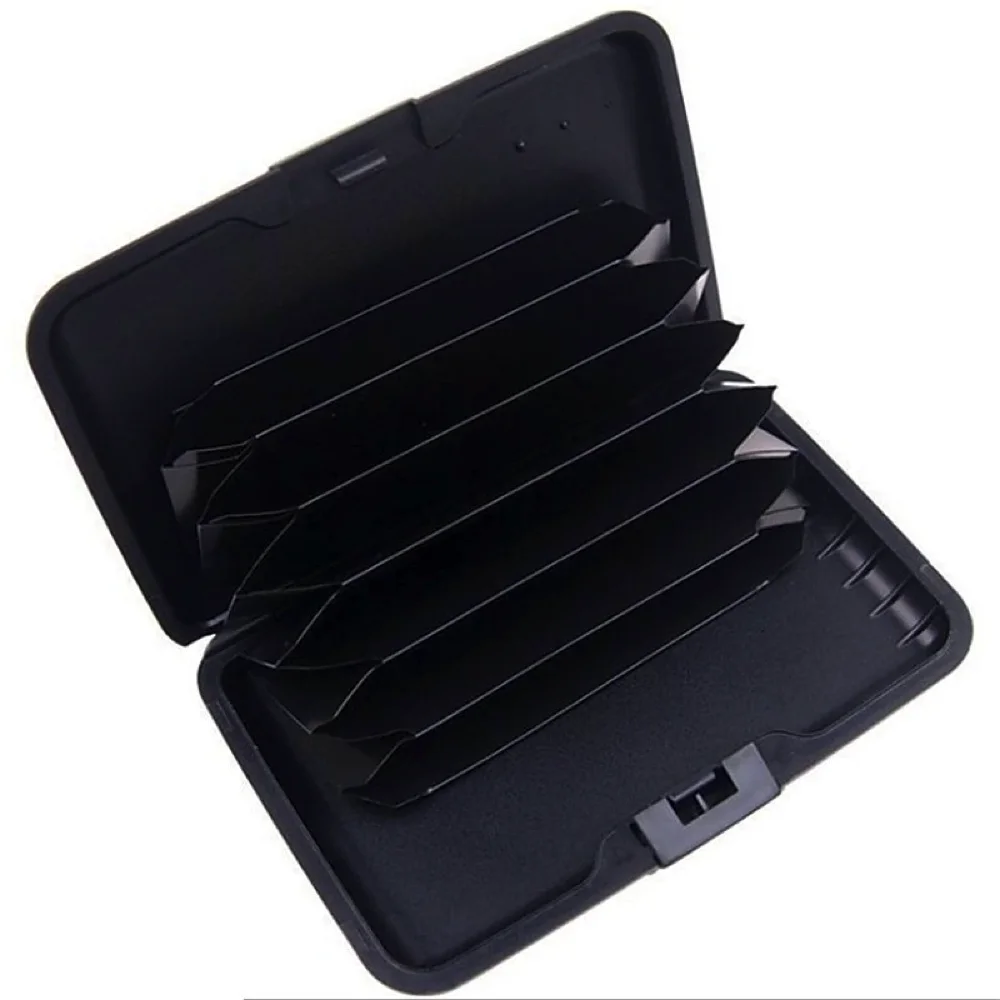 Sleek Waterproof Metal Card Holder Wallet