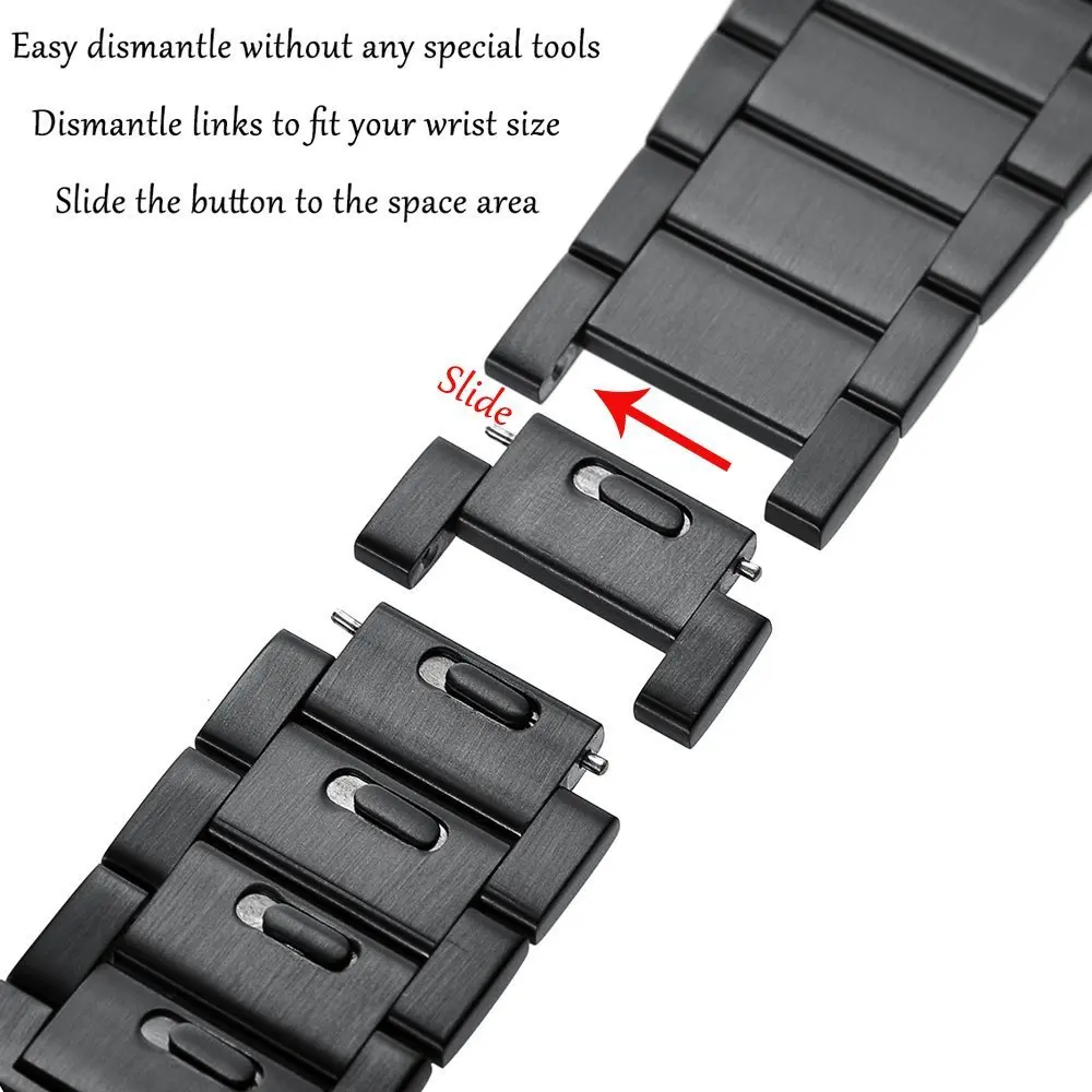 22mm Metal Strap For Samsung Galaxy Watch 3 46mm/Huawei Watch GT2 46mm Quick Release Bracelet Wristband Beltfor Amazfit GTR 47mm