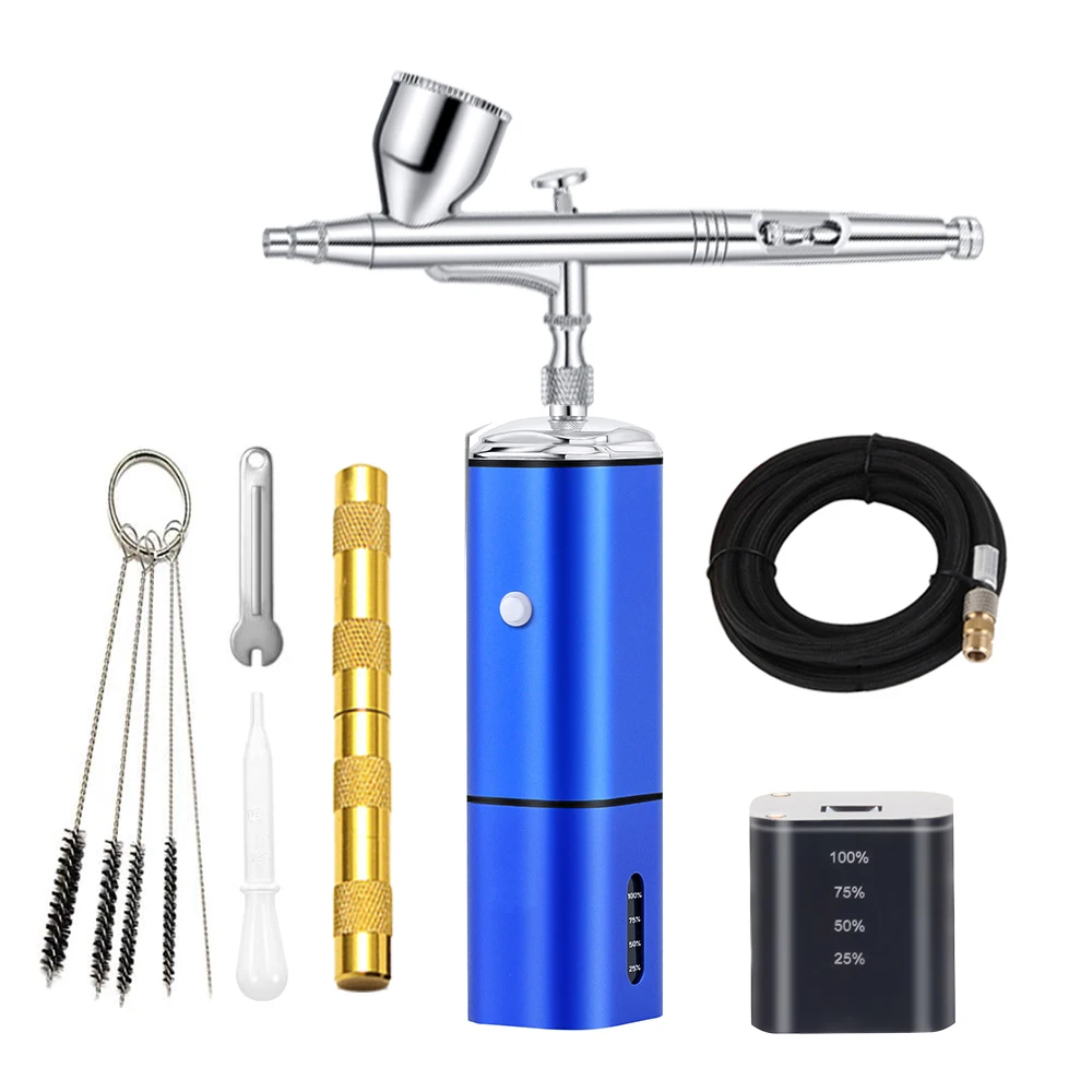 Cordless Airbrush Higher Pressure With Compressor Super Works Auto Start And Stop Quiet Rechargeable Machine super adhesive glue metal casting glue for repairing all surfaces steel powerful and friendly works on acrylic electronics