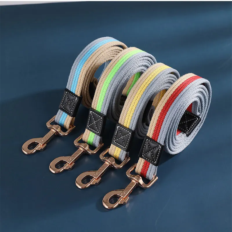 Verlängerte und Verstärkte Leinen aus Segeltuch für Haustiere, Zugseile für Spaziergänge und Training, Führleine für Welpen, kleine, mittlere und große Hunde – Detail 2