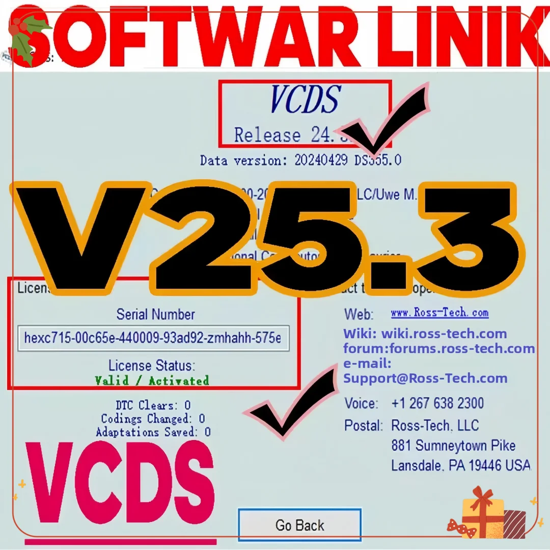 VAG COM VCDS OBD2 mise à jour réparation d'outils multilingue Scanner HEX V2 pour V/W AU/DI Sko/da siège vignes illimités Atmega162 – Image 2