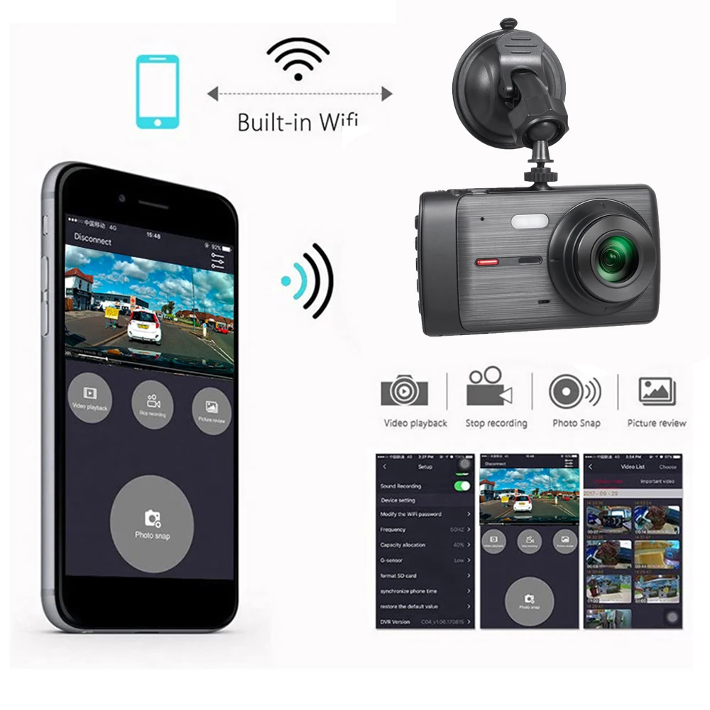  DVR   ķ, Ǯ HD 1080P ̺    , Ʈ   ķ, ڵ  ڽ, GPS