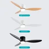 Modern LED Ceiling Fan Lights, Low Floor Decorative Lights with Remote Control, Home Lighting with Fans in Bedrooms and Homes 5