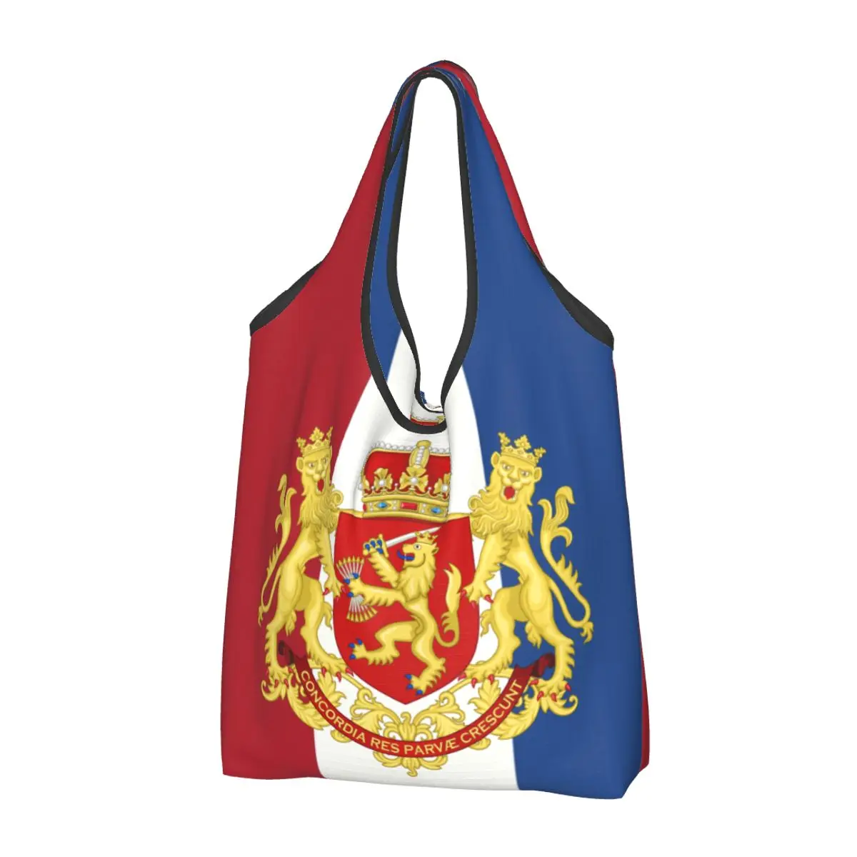 

Симпатичная сумка-шоппер с гербом Нидерландов, портативная голландская сумка для покупок с гордостью, сумка через плечо для продуктов
