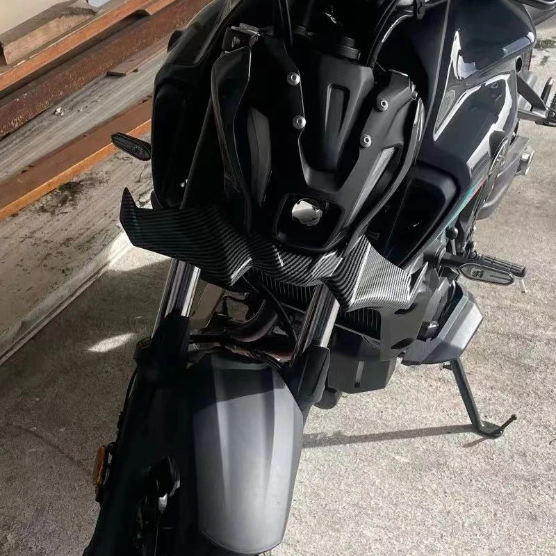MT07 Motorcycle Downforce Naked Forntal Spoilers Aerodynamic Wing Deflector Fit YAMAHA MT-07 SP MT 07 motorcycle accessories,motorcycle winglet