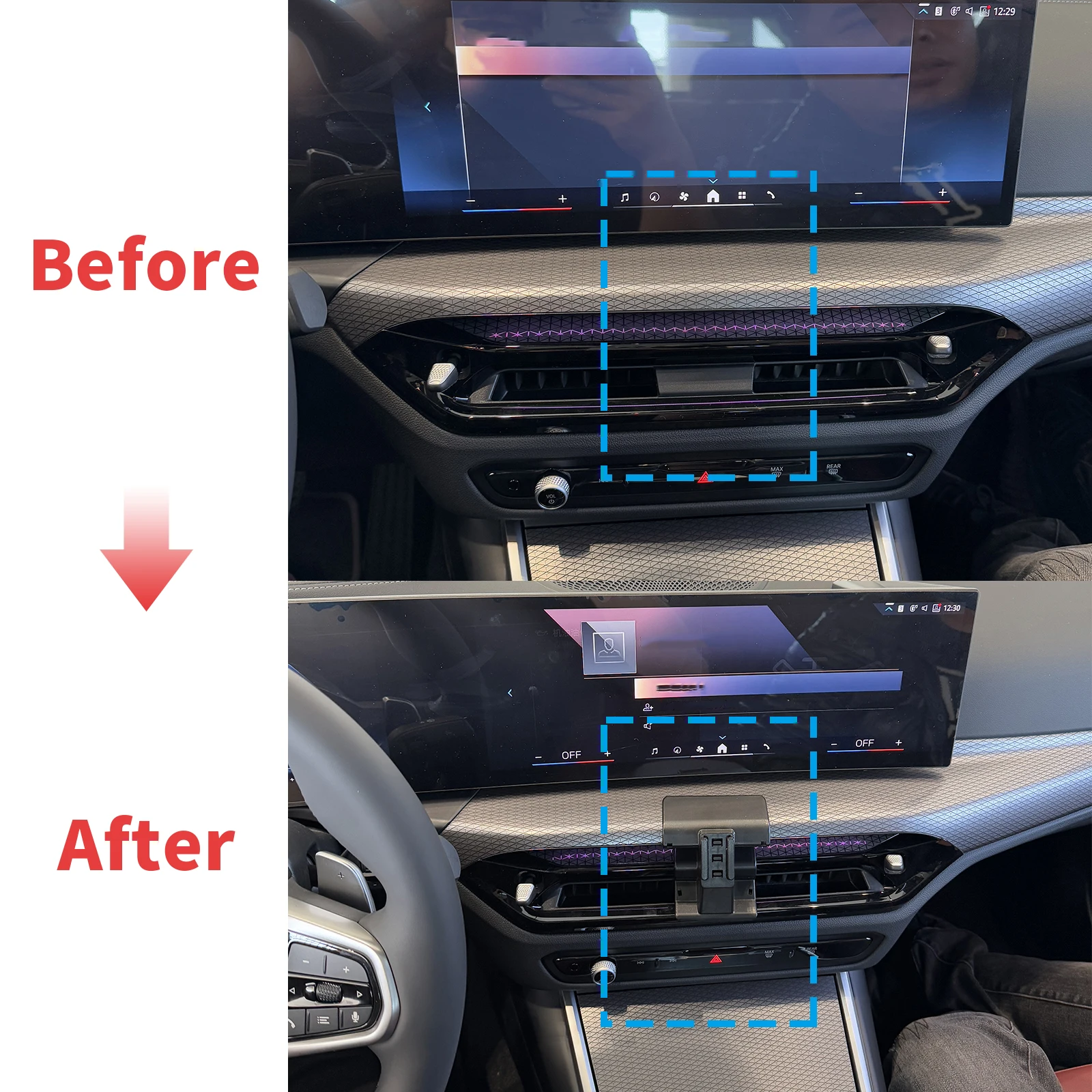 Car Mobile Phone Holder GPS Bracket Navigation Stand For BMW 4 Series M4
