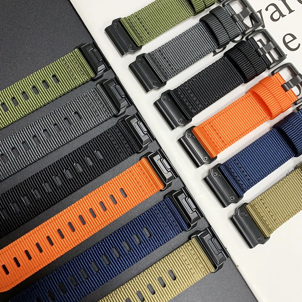 Nylon Braided QuickFit Strap - 26mm & 22mm