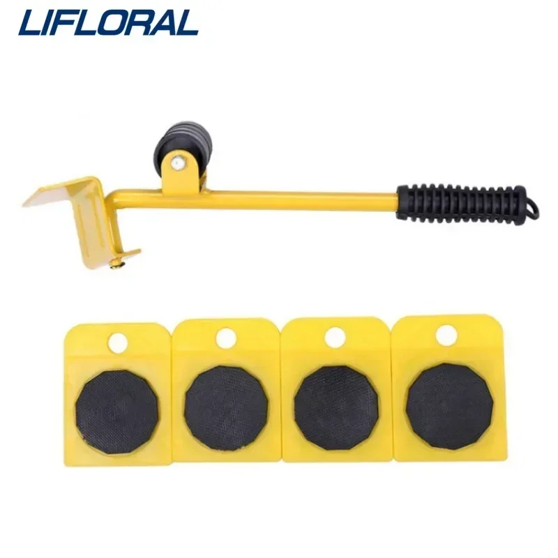 Moving Universal Wheel Furniture Heavy Object Mover Tools Transportling Large Items Household Single Person Labor-saving Pulley 6