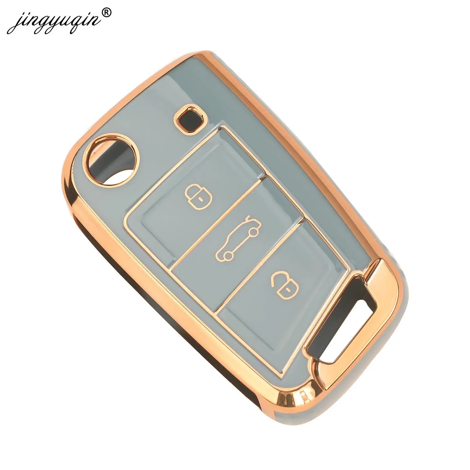 Premium TPU Car Flip Key Case Cover by Jingyuqin