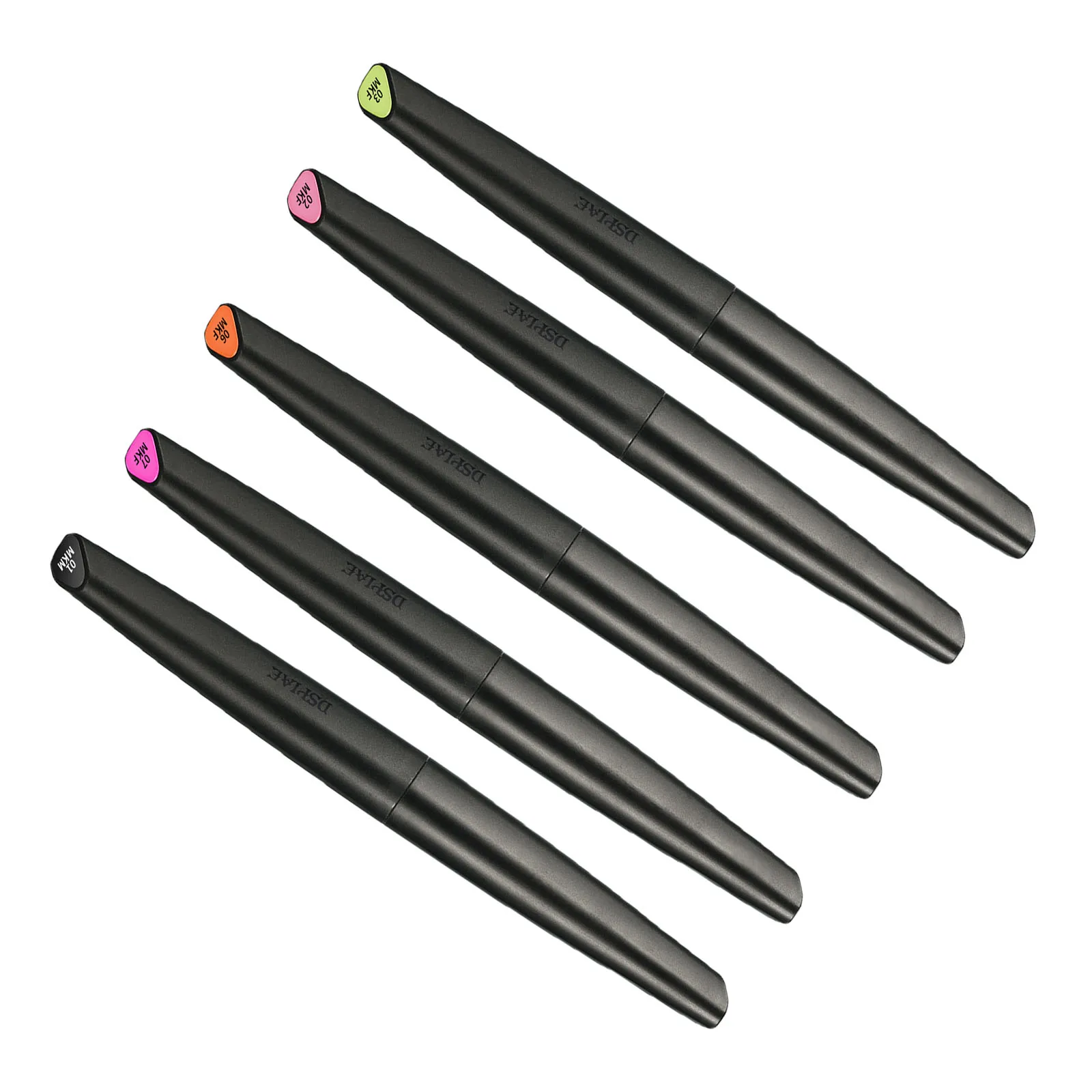 DSPIAE-rotuladores de punta suave a Base de agua, 7/8/12 colores, respetuosos con el medio ambiente, Color fluorescente