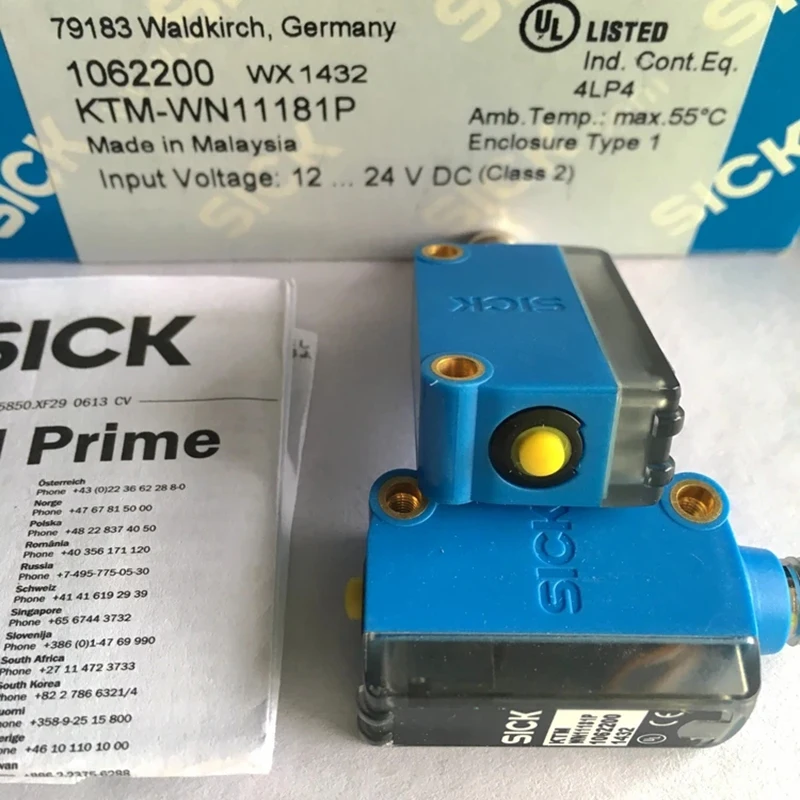 SICK Mini Color Code Sensor KTM-WN11181P Art. No. 1062200