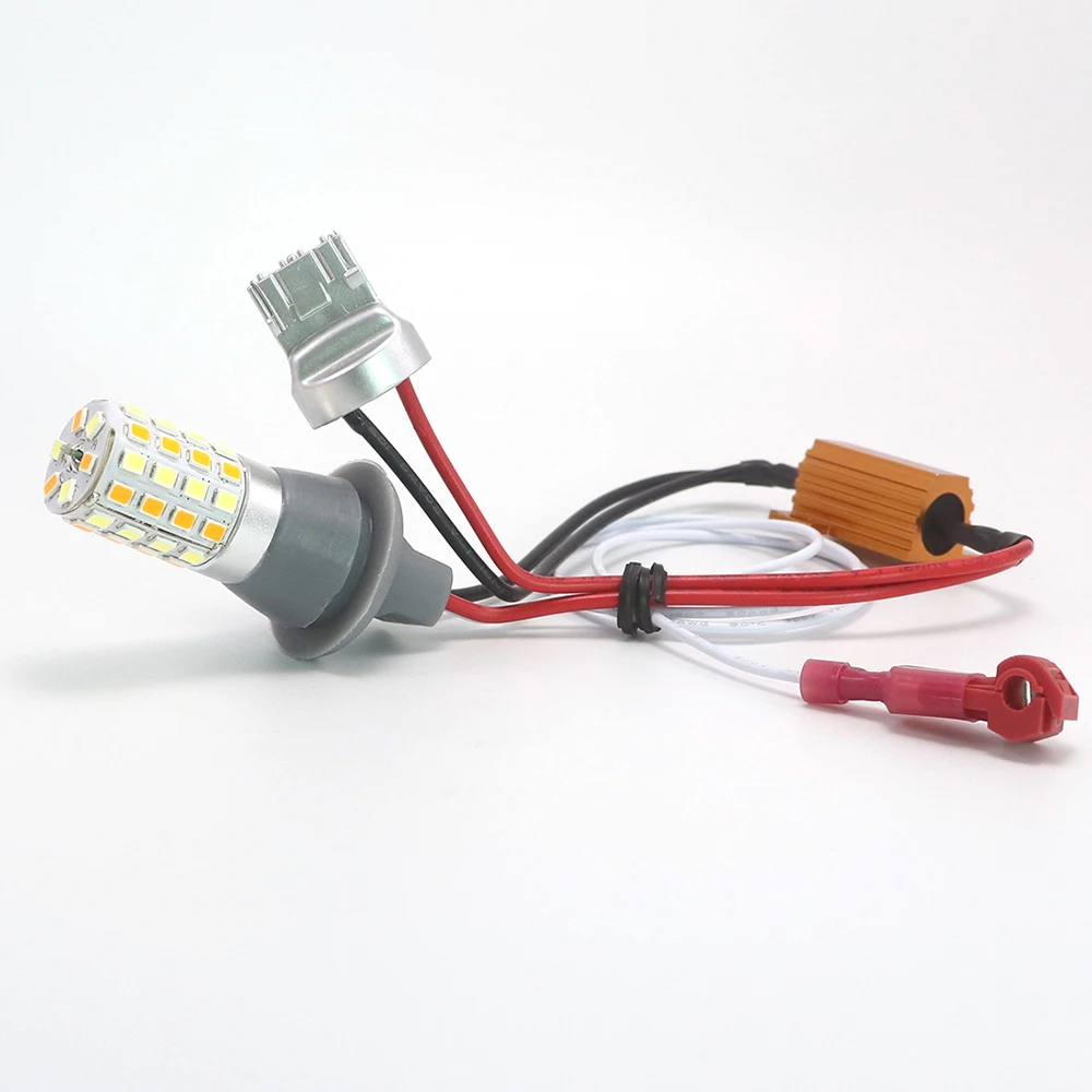 ��� �÷� 7440 Canbus Smd 54LED, T20 W21w Wy21w �ְ� �����, ���� ���õ� ��� Drl LED �ܺ�