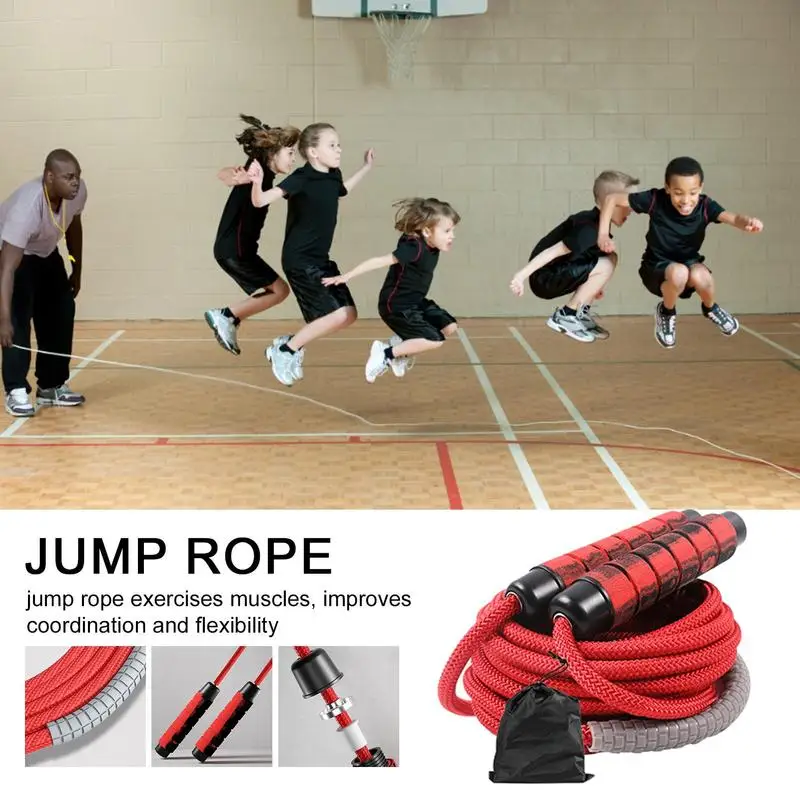 Jump rope Group Skipping Rope Long Rope Children Students Speed Skipping With Anti-Slip Handle