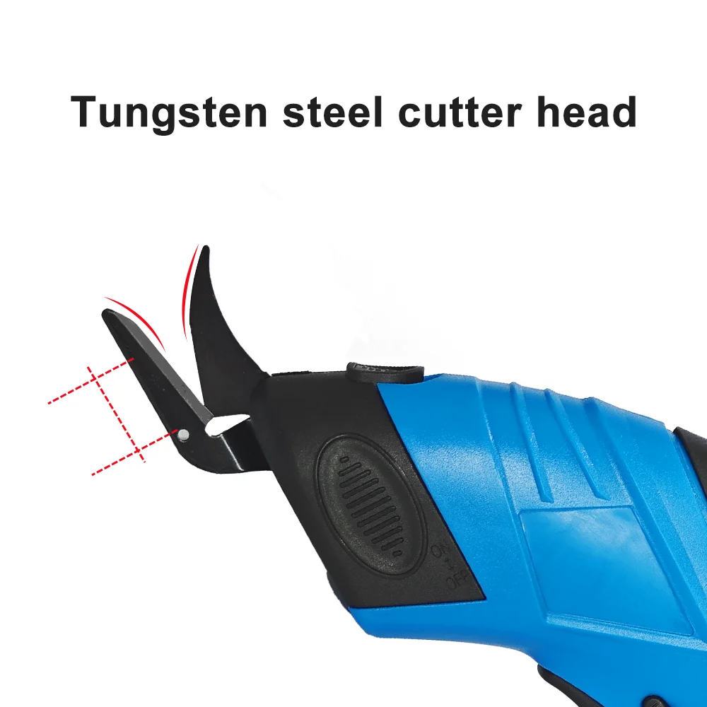 Leather Steel Scissors Tungsten Cutting Cloth Lithium Machine Tailor Blade Electric Tools Charging Sewing Portable Hand Scissor 5