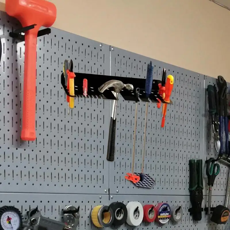 Screwdriver Storage Rack Heavy Duty Metal Multi-functional Tool Organizer Storage Shelf 40cm/15.75 Inch Hand Tool Organizer 3