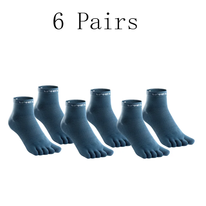 6 pairs blue
