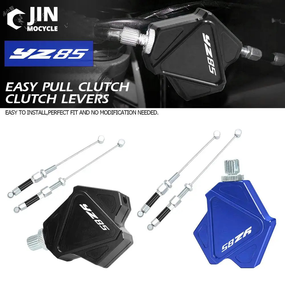 

Motorcycle Aluminum Stunt Clutch Lever Easy Pull Cable System For yamaha yz85 2001-2019 2011 2012 2013 2014 2015 2016 2017 2018