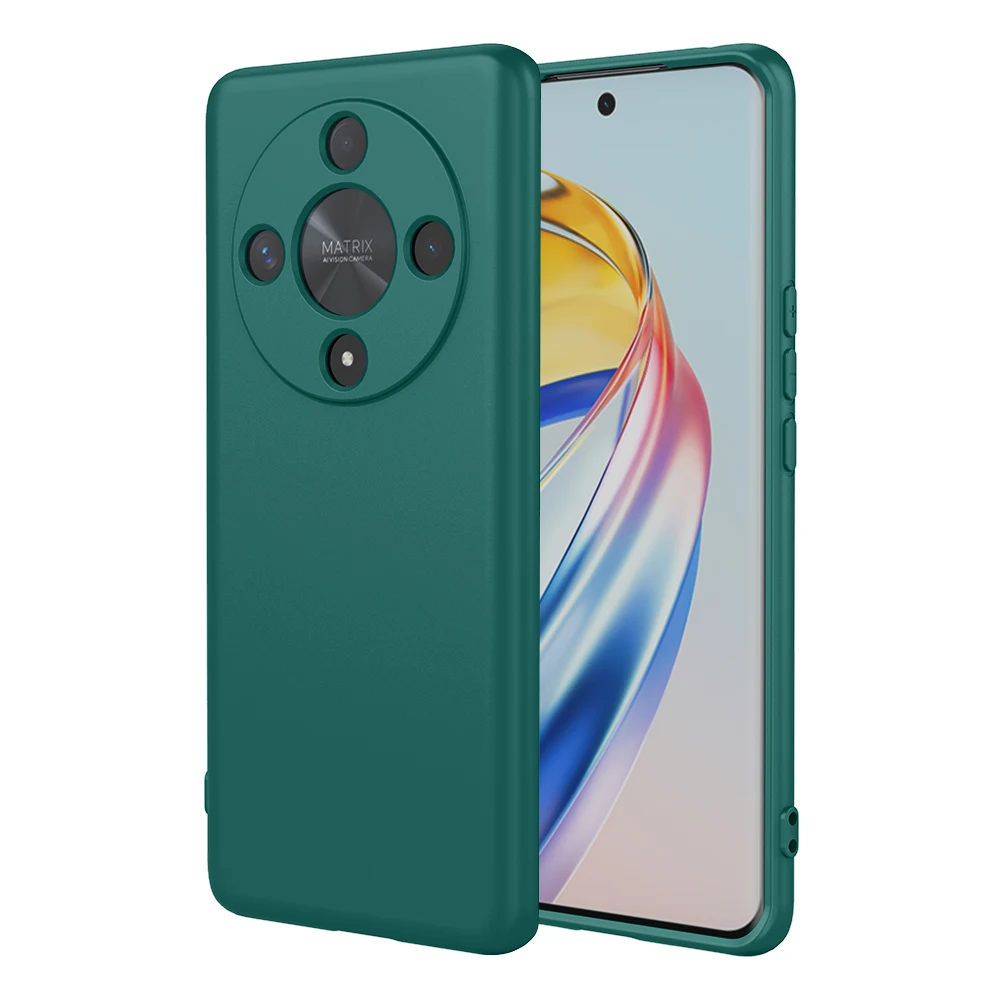 Coque en silicone liquide souple TPU pour Honor Magic 6 Lite Magic 5 Pro X9b X9a Housse de protection Fundas Coque Capa_voghion.com