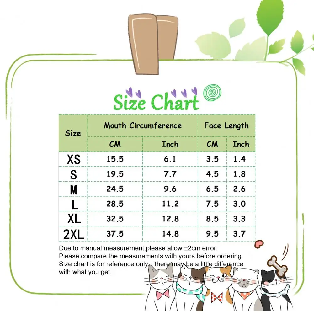 Dog Muzzle Buckle Design Anti-bite Basket Breathable Hollow Out Pet Anti-Barking Muzzles Face Guard for Small Medium Large Dogs