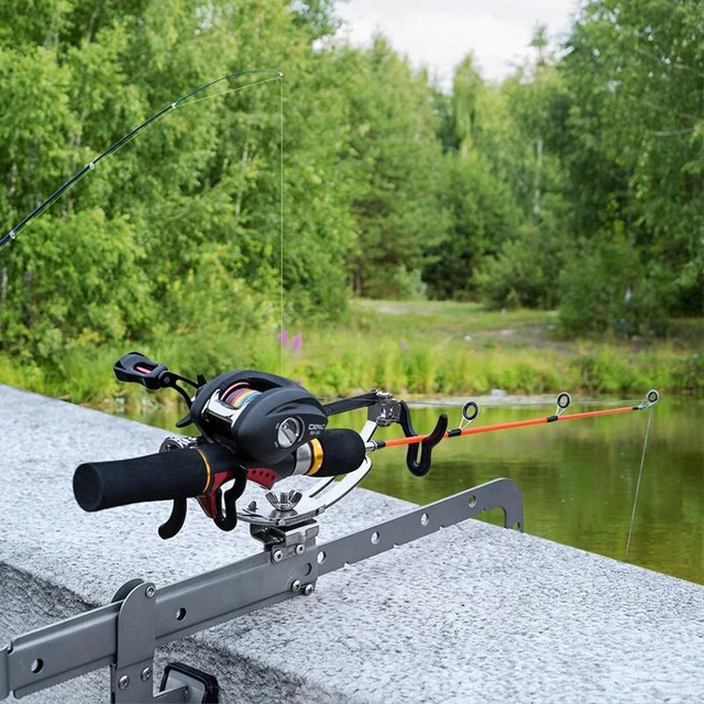 Ice Fishing Rod Holder Adjustable Angle Aluminum Alloy Rack Fishing Rod Rest  - AliExpress