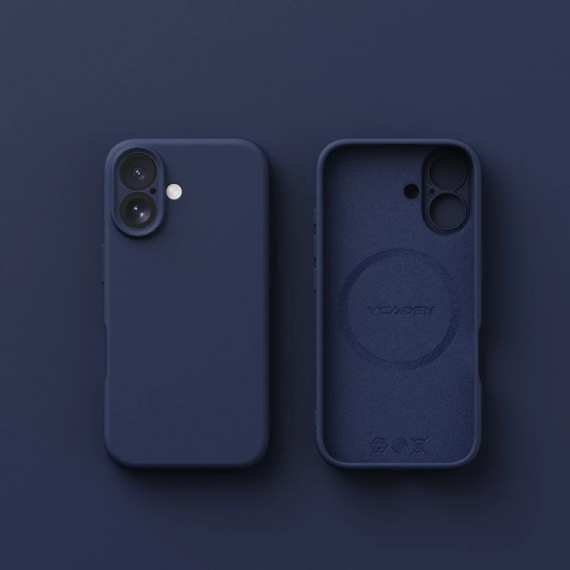 Original Liquid Silicone For Magsafe Magnetic Case For iPhone 17Air 16E 16 Plus 15 14 13 12 17 Pro Max Soft Matte Candy Cover 6
