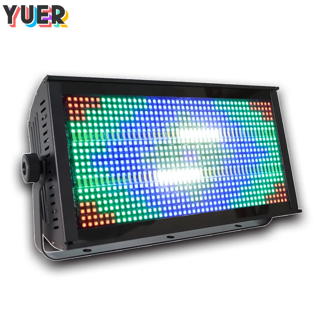 Iluminación estroboscópica LED RGBW de 260W, 135 + 30 zonas, Dj, discoteca, iluminación de escenario interior, efecto de lavado de Club, iluminación de escenario estroboscópica Flash