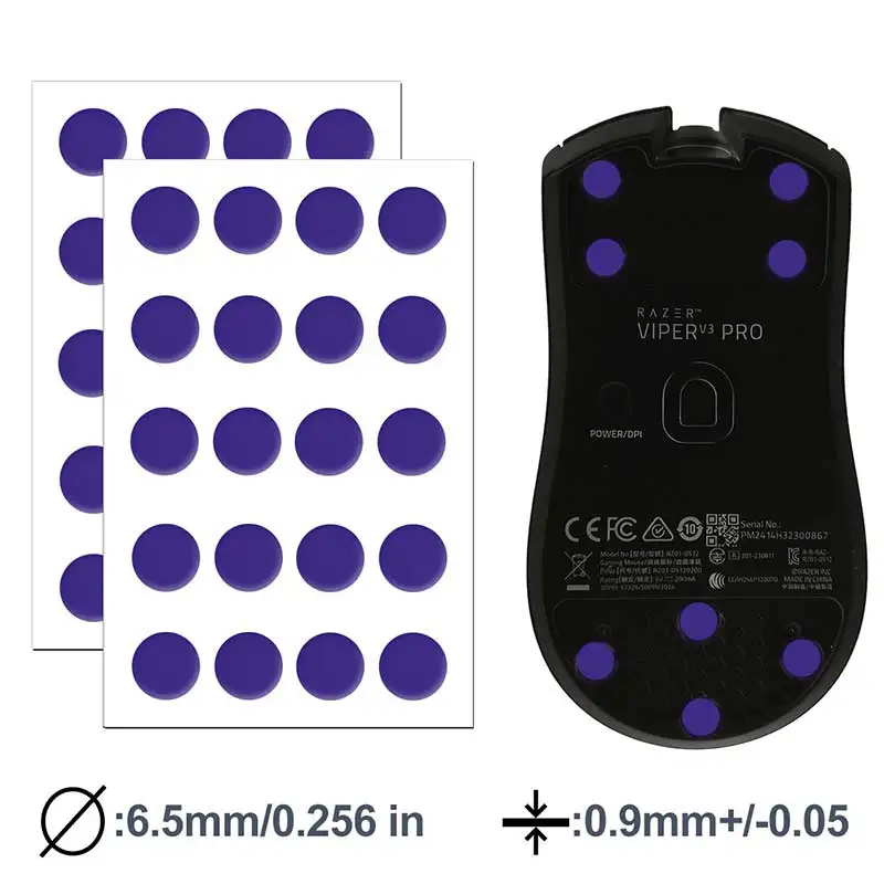 X-Raypad Obsidian Air Mouse Skates All series Quiet Control