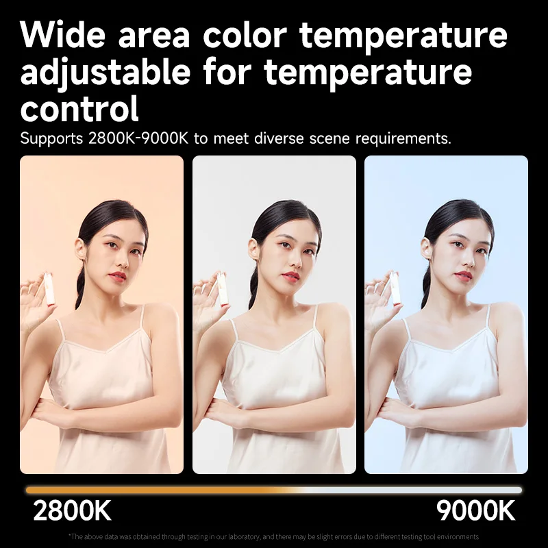 40W LED 비디오 조명 카메라 조명 2800K-9000K 휴대용 필 라이트 4400mAh 충전식 야외 브이로그 및 사진 촬영 조명