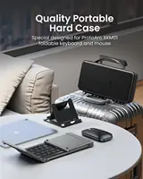 ProtoArc Foldable Keyboard and Mouse XKM01 True Full-Size Folding Wireless Keyboard Mouse for Business Travel Portable Office - Image 4