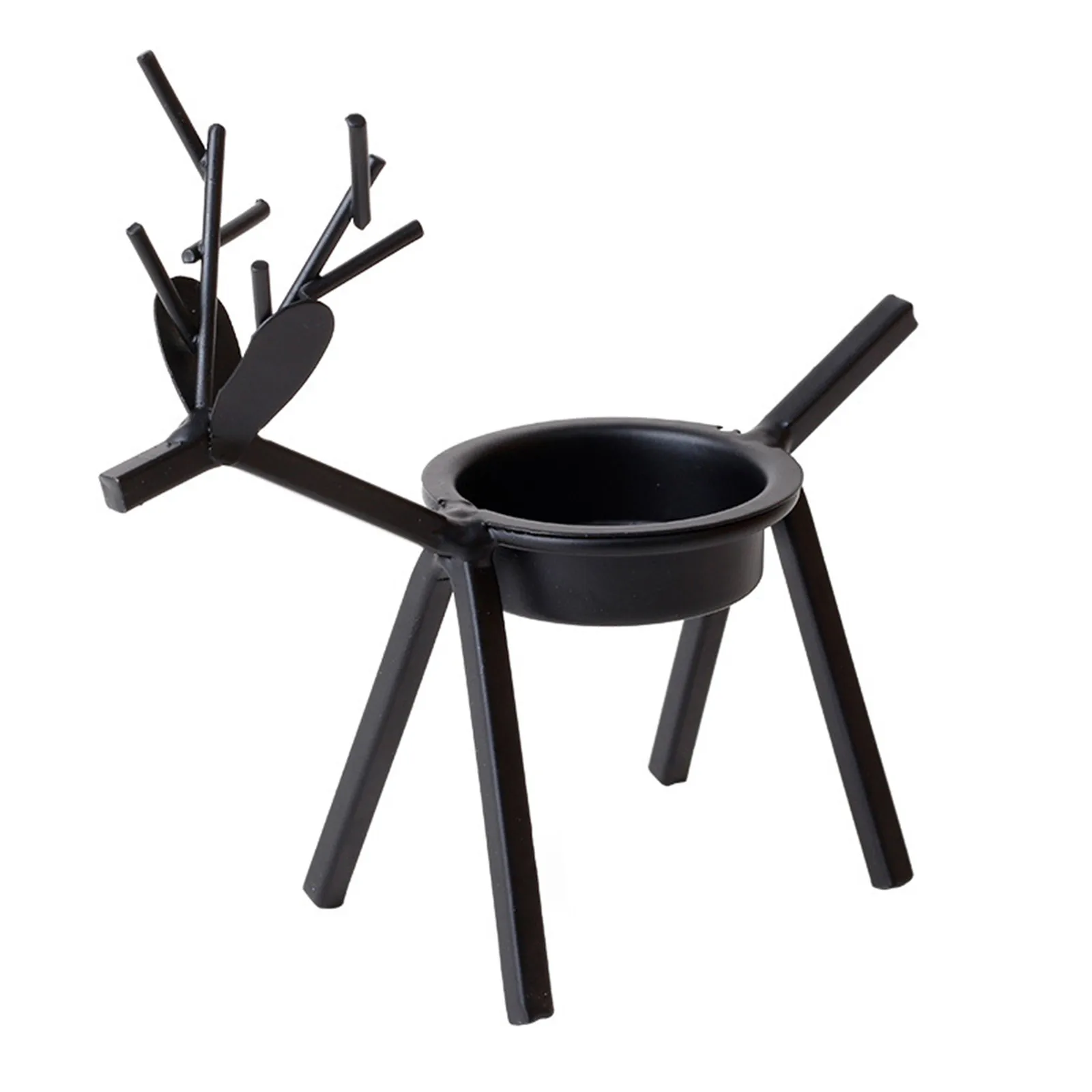 

Christmas Candle Holders European Iron Art Deer Candlestick Wedding Party Home Decoration Art Gift