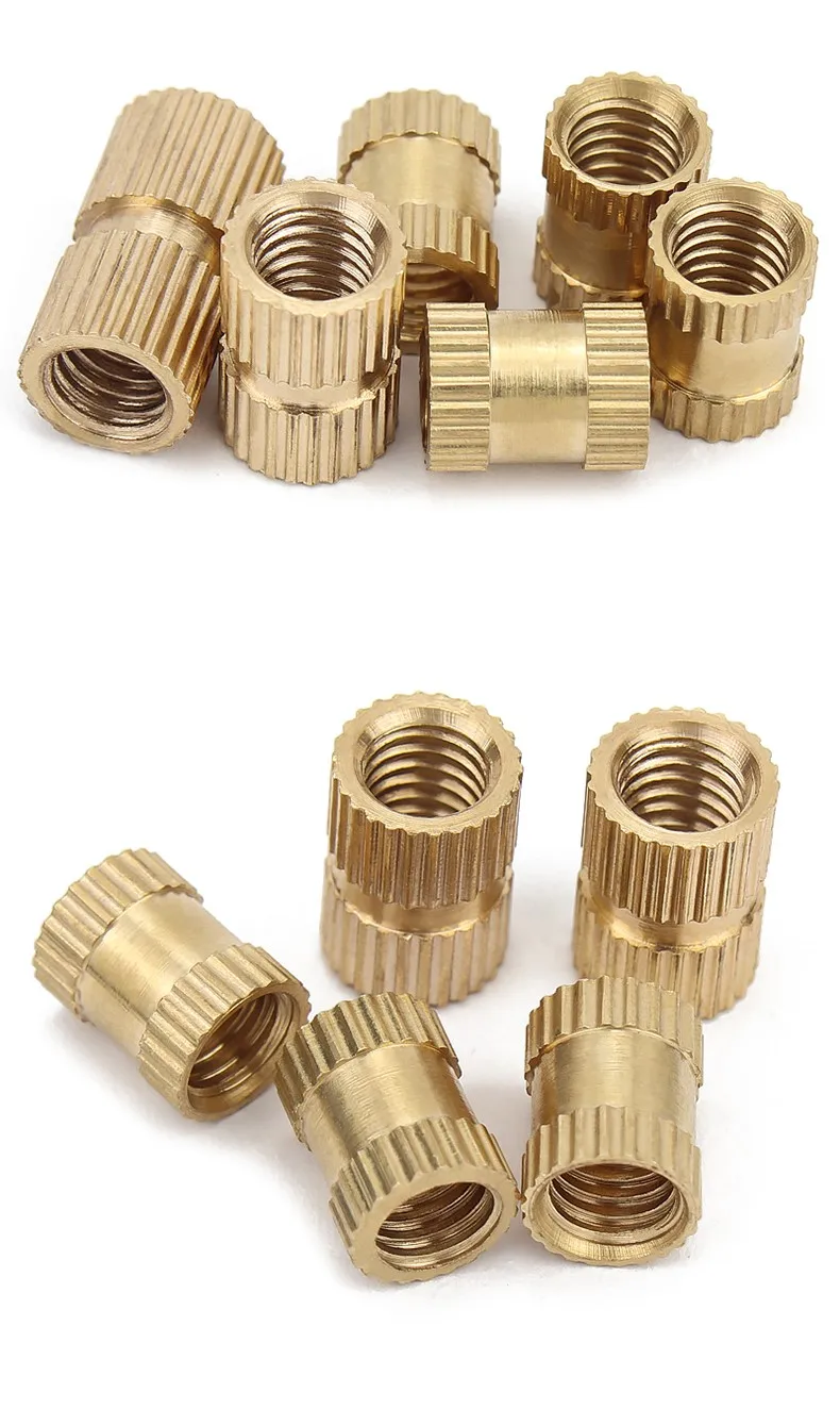 Thread Insert porca, incorporado Nutsert, Double Single Pass, UK Standard 1 4 20
