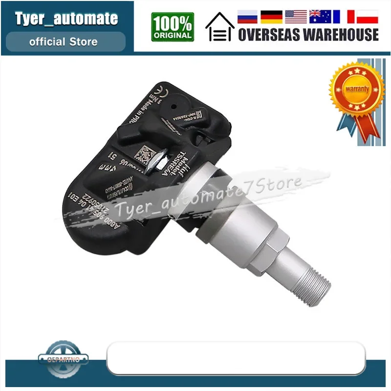 TPMS Ÿ̾ з , ޸  A Ŭ B Ŭ CLA GLB GLS, A0009054104, 433MHz, 4 