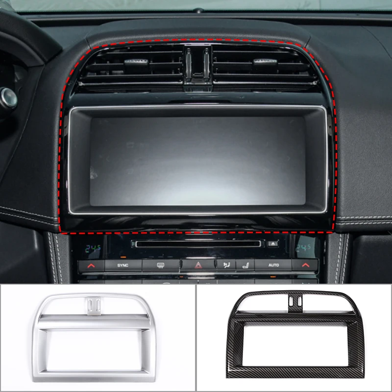 Jaguar F-PACE XE XEL Console Abdeckung - Carbon Fiber Innenraum Dekoration 2016-2020