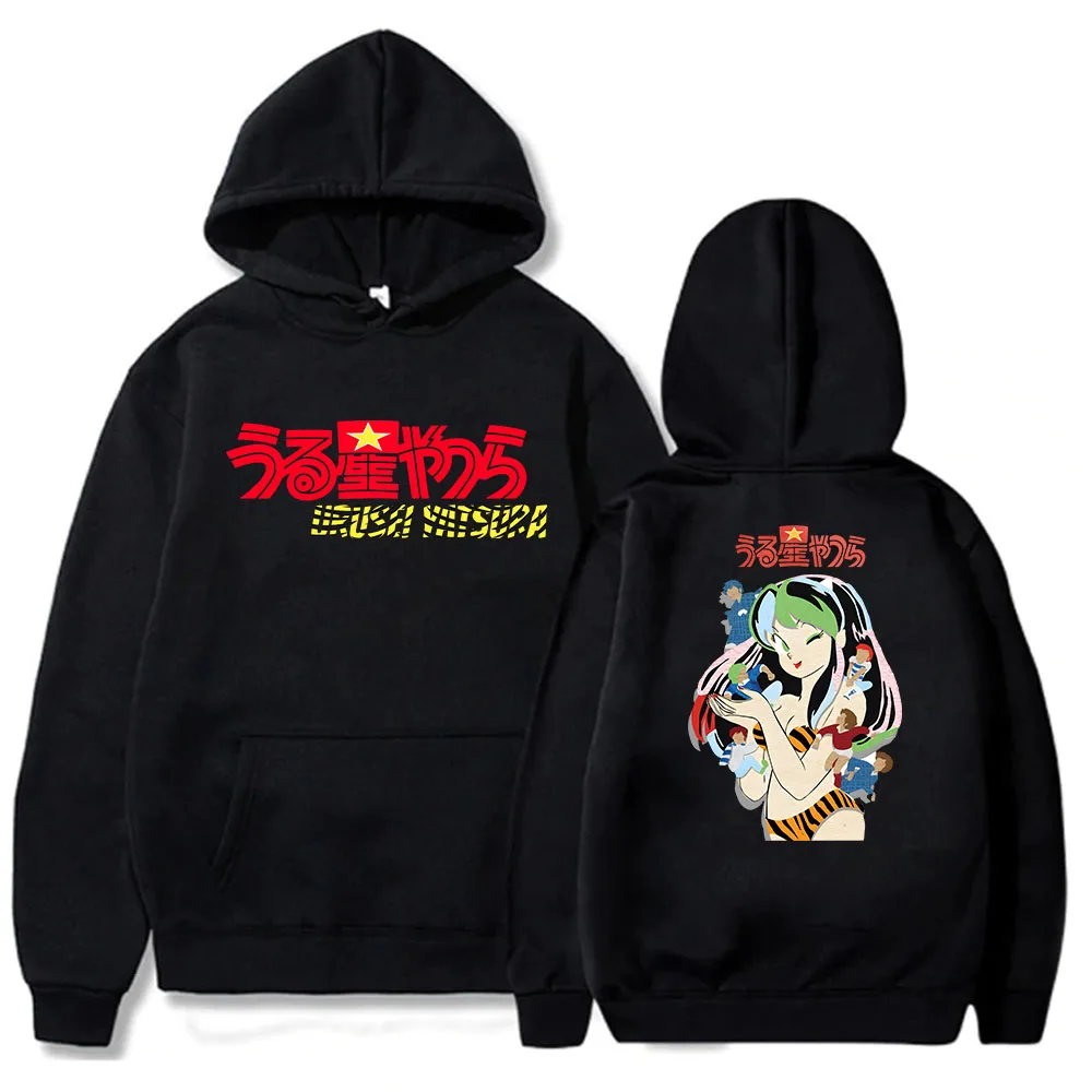 

Paper Lum Senpai Hoodies for Girls Urusei Yatsura Sweatshirts Manga Cartoon Pullovers Y2k Clothes Winter Kids Tops Boys Clothing